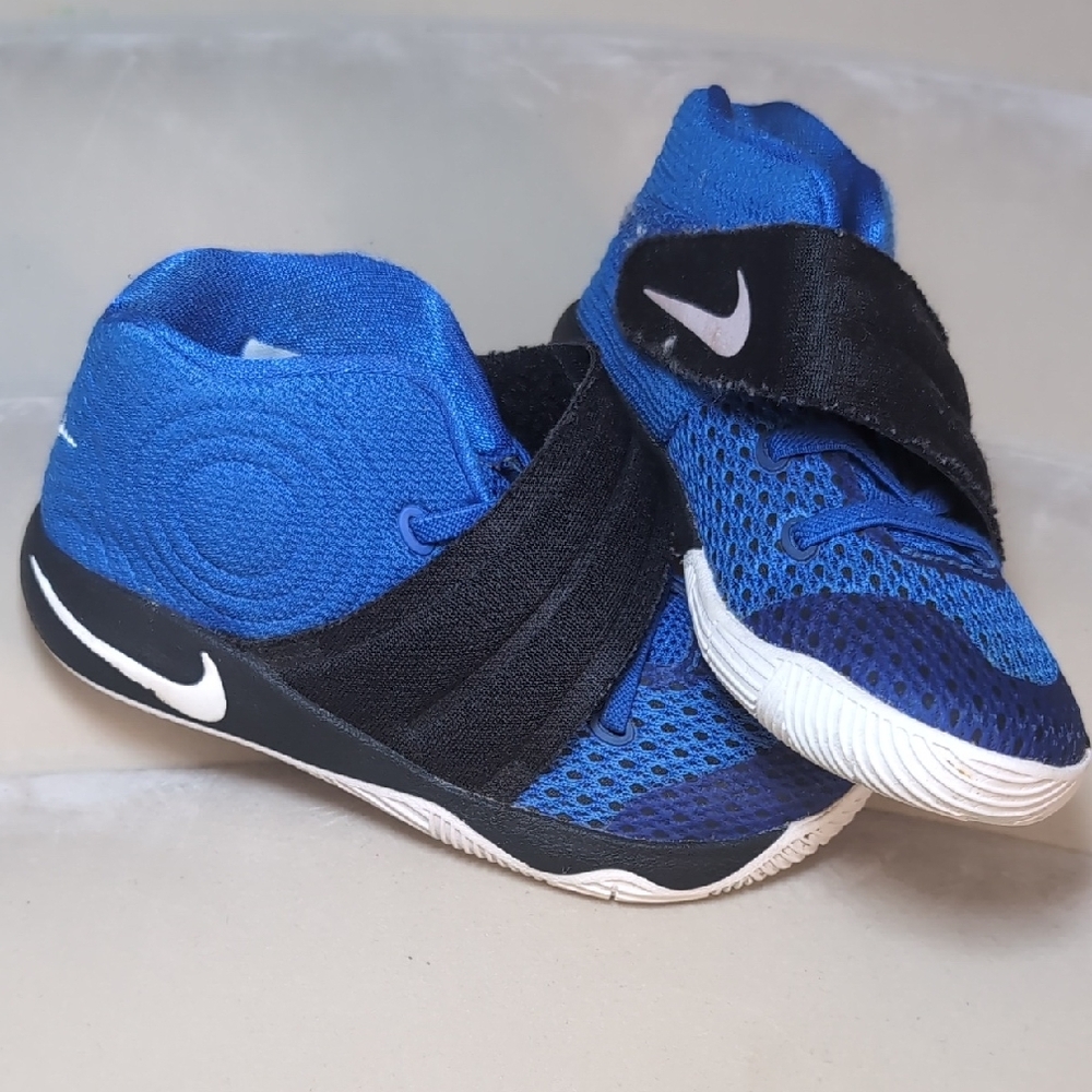 Nike Blue and Black High-Top Sneakers